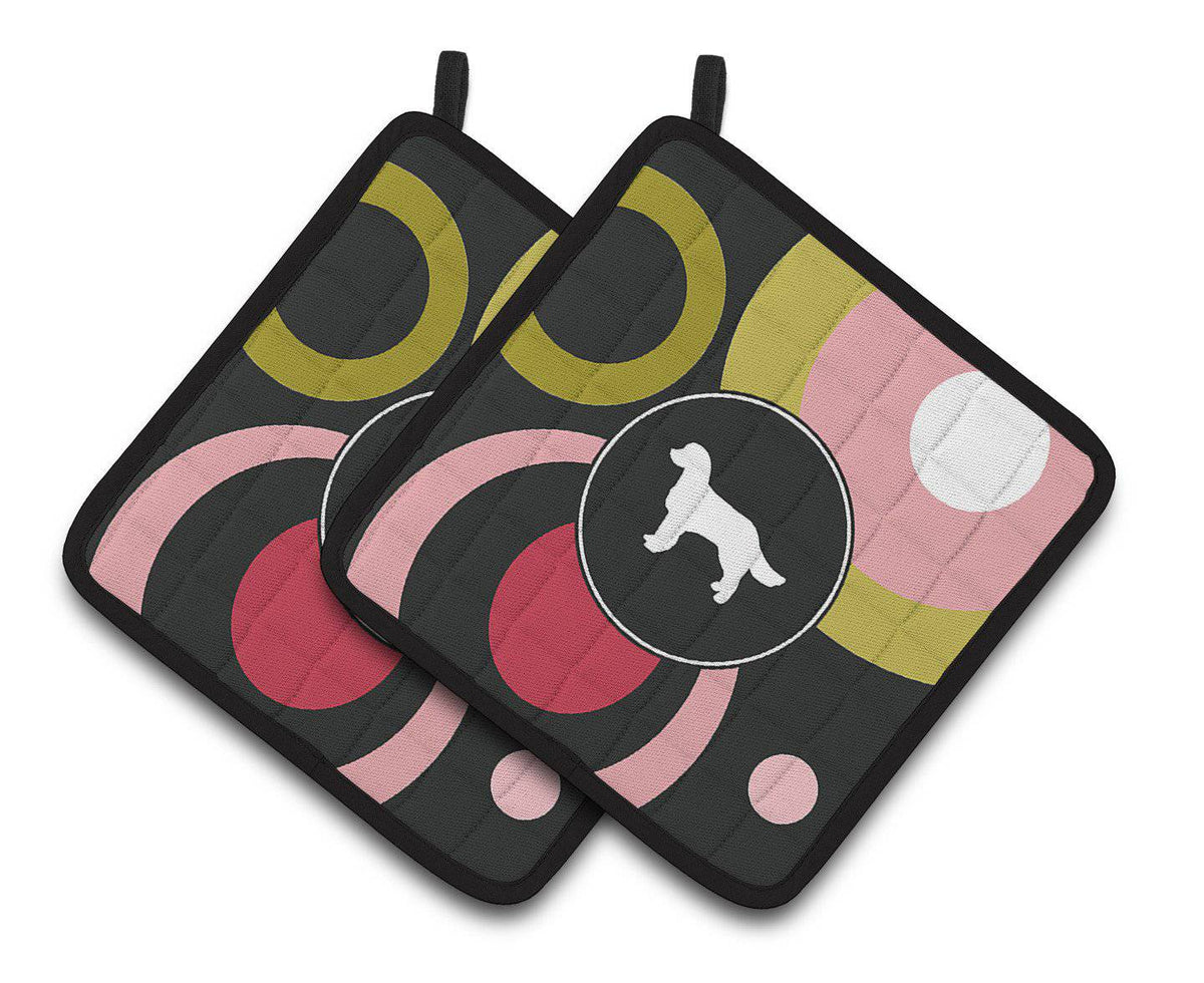 American Water Spaniel Pair of Pot Holders KJ1005PTHD - the-store.com