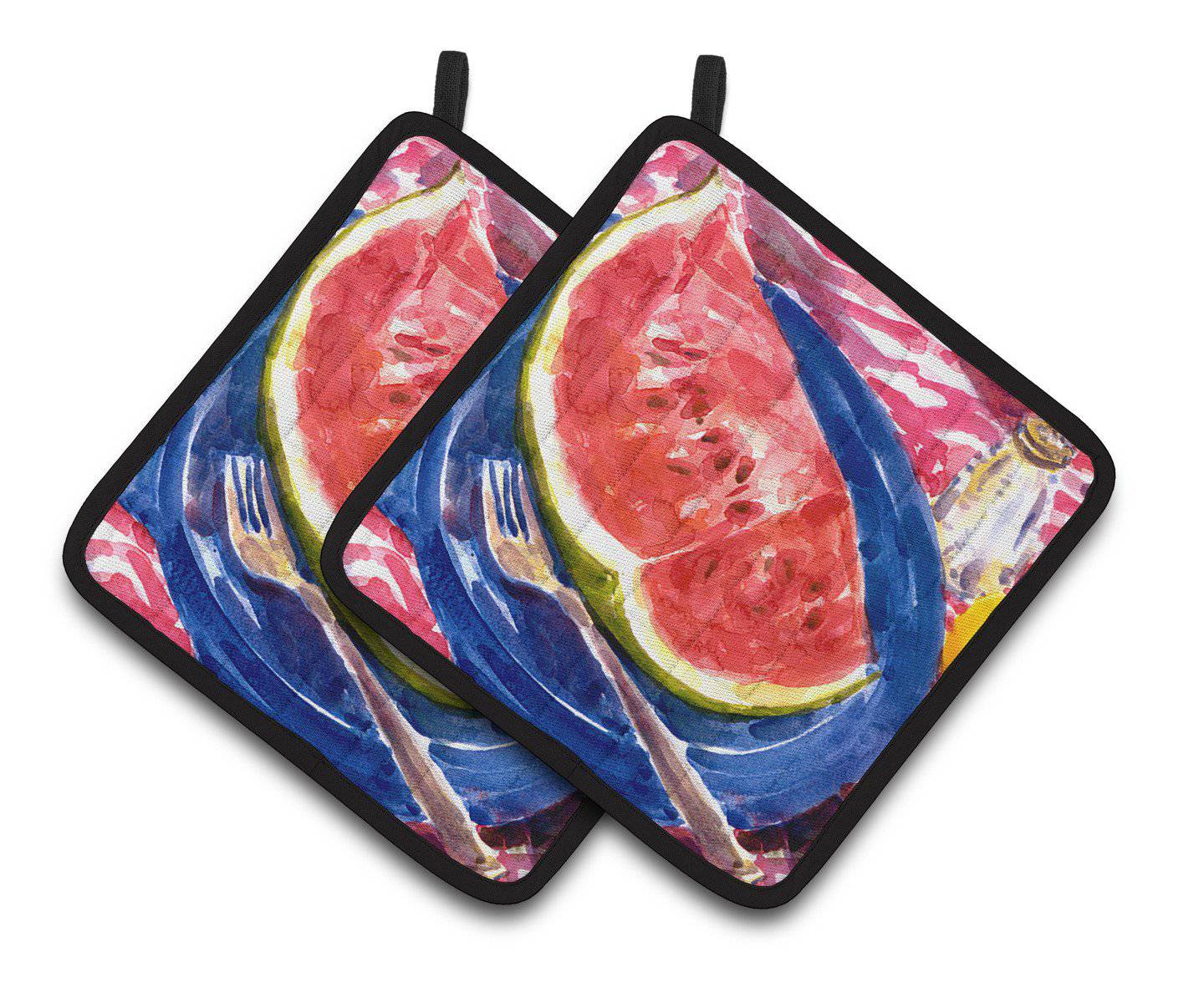 Watermelon Pair of Pot Holders 6028PTHD - the-store.com