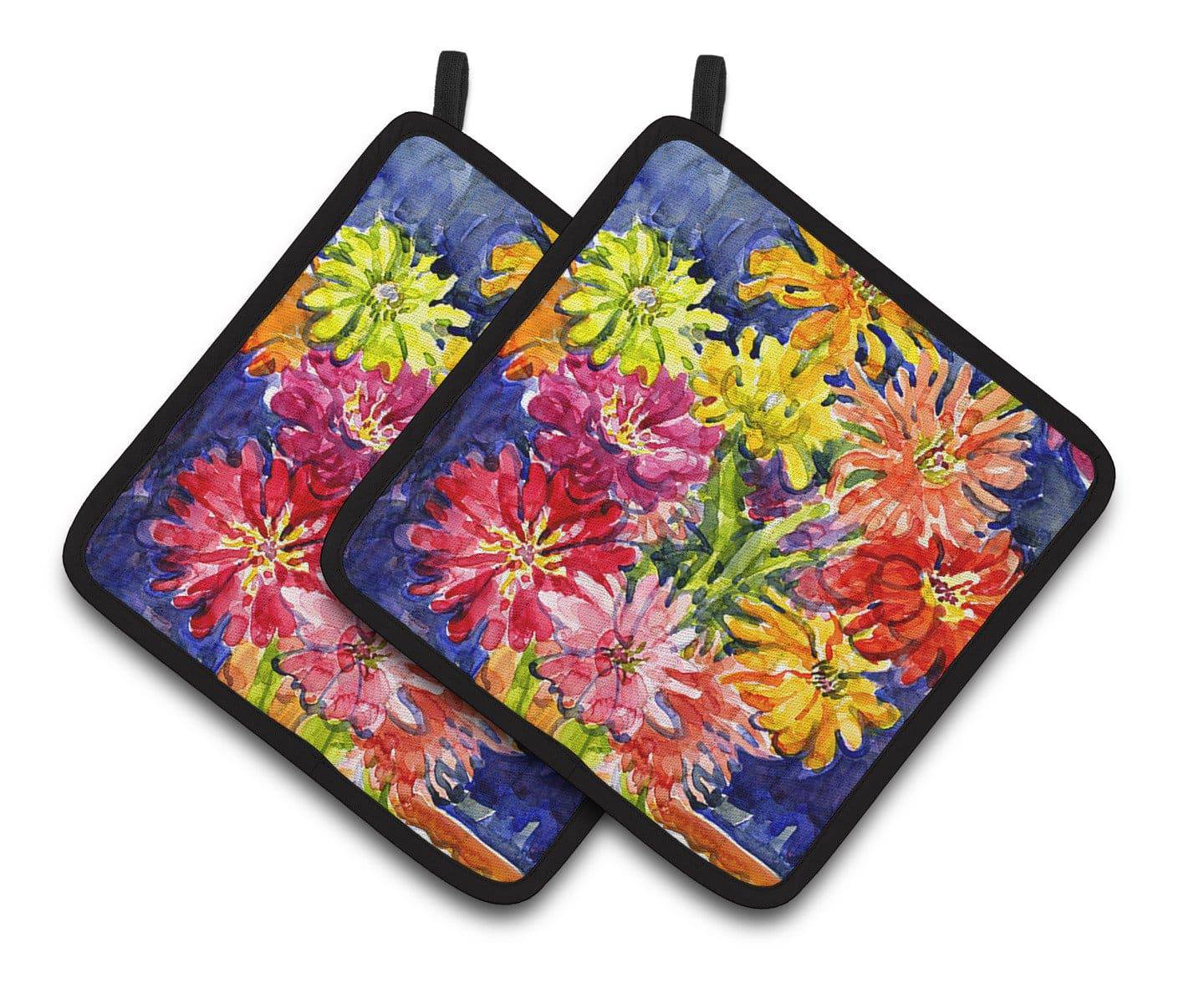 Flower - Gerber Daisies Pair of Pot Holders 6069PTHD - the-store.com