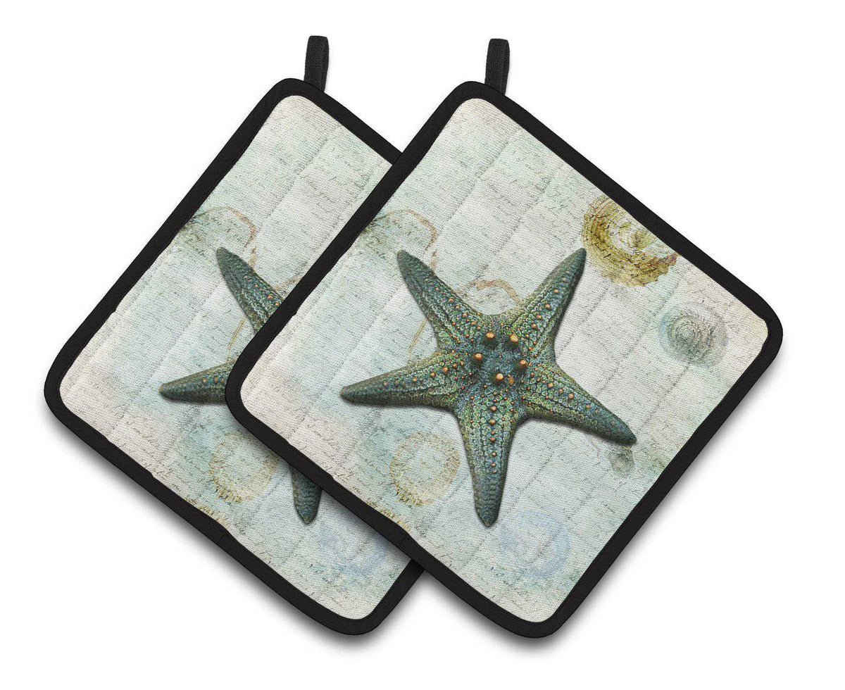 Starfish   Pair of Pot Holders SB3034PTHD - the-store.com