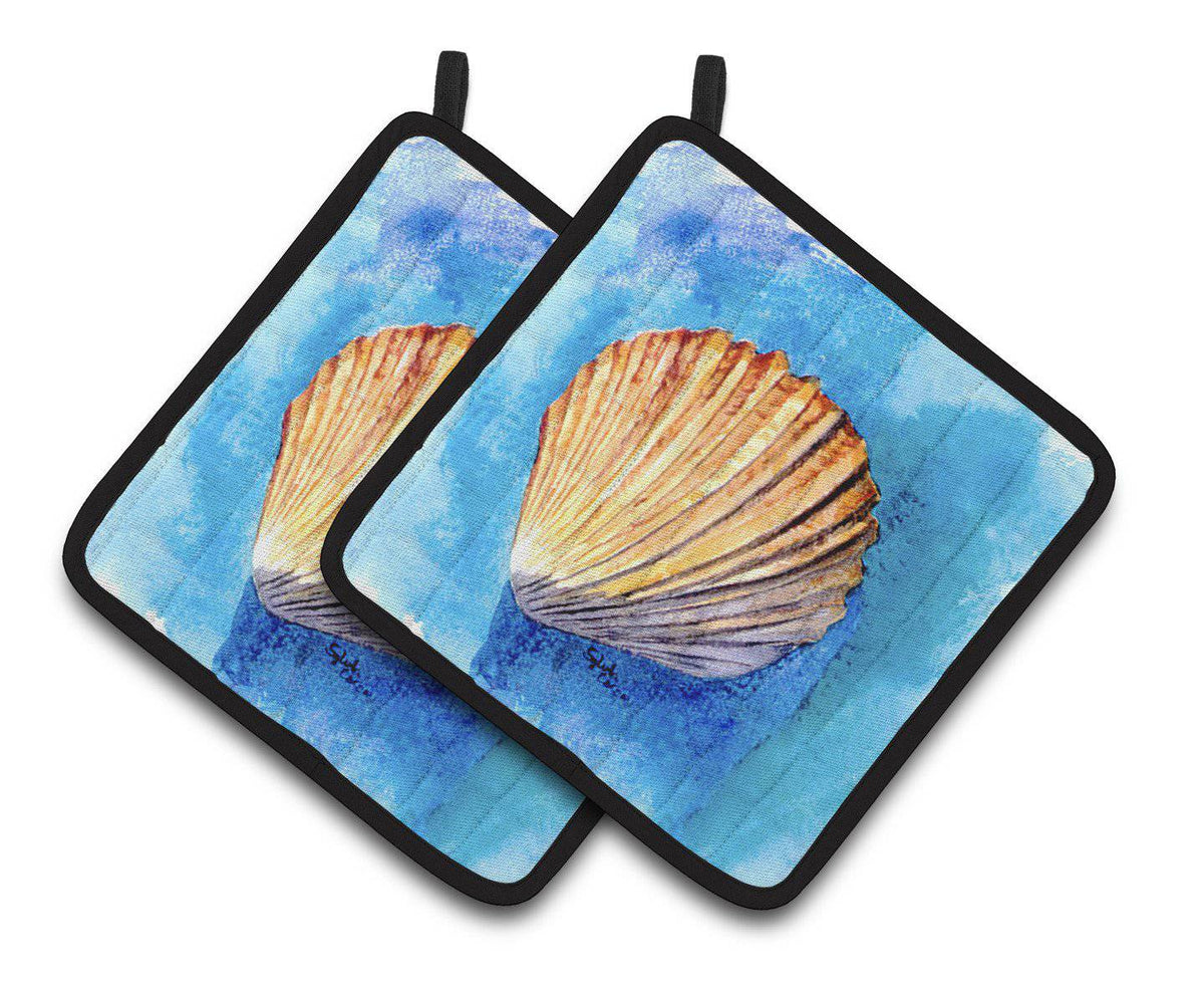 Shells Pair of Pot Holders 8009PTHD - the-store.com