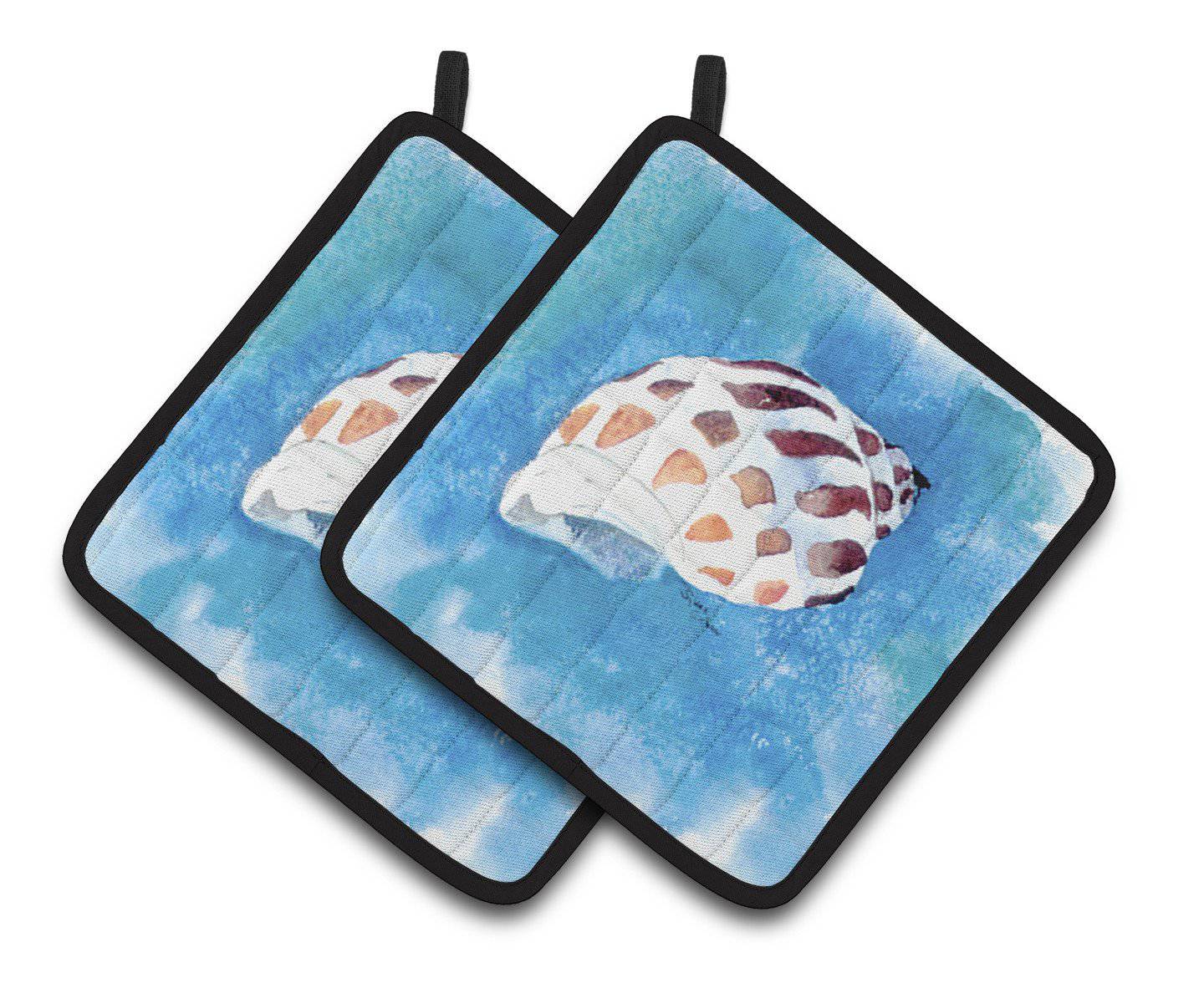 Shells Pair of Pot Holders 8010PTHD - the-store.com