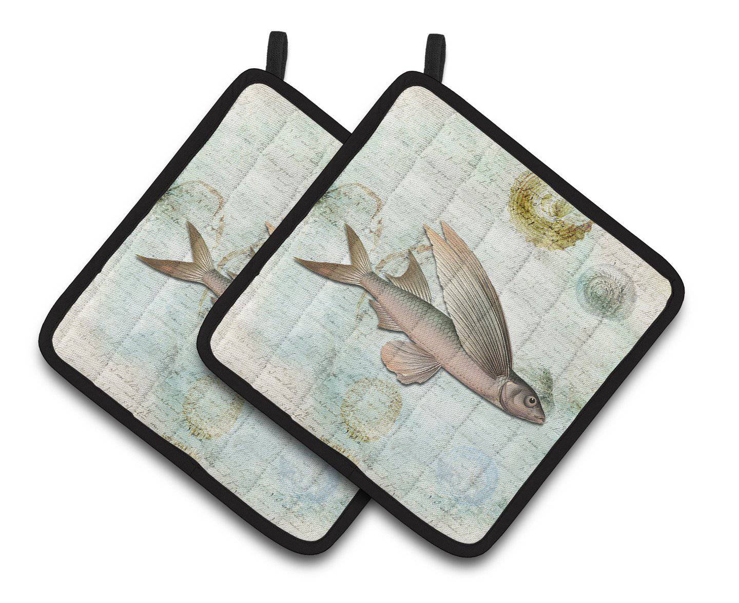 Fish   Pair of Pot Holders SB3042PTHD - the-store.com