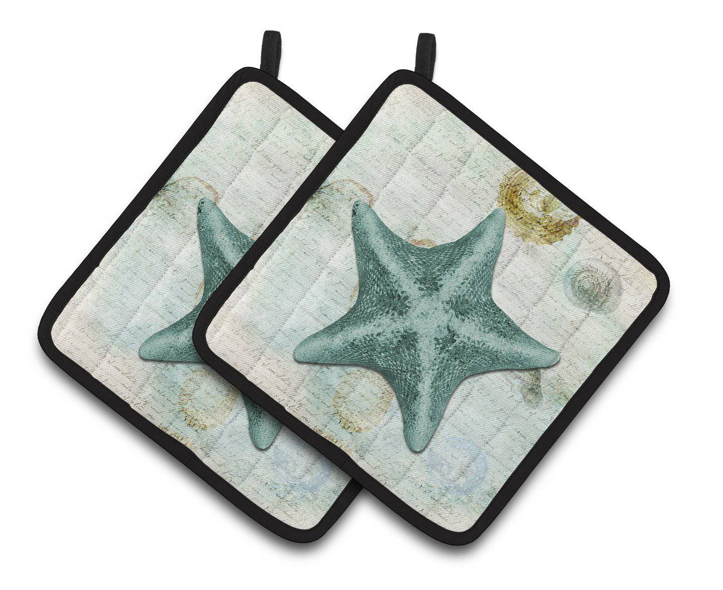 Starfish   Pair of Pot Holders SB3043PTHD - the-store.com