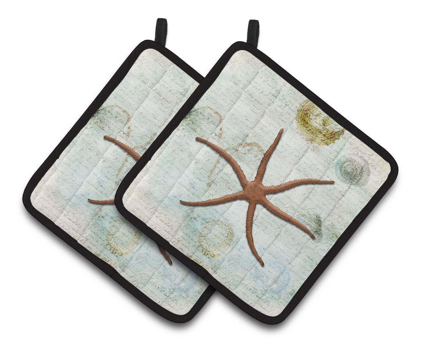 Starfish   Pair of Pot Holders SB3048PTHD - the-store.com