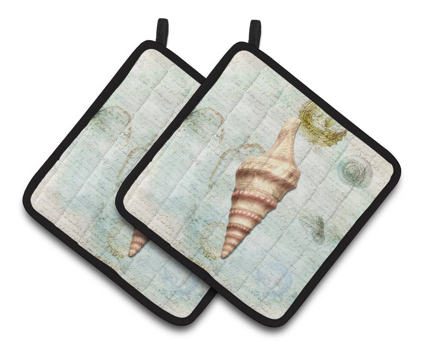 Shells   Pair of Pot Holders SB3049PTHD - the-store.com