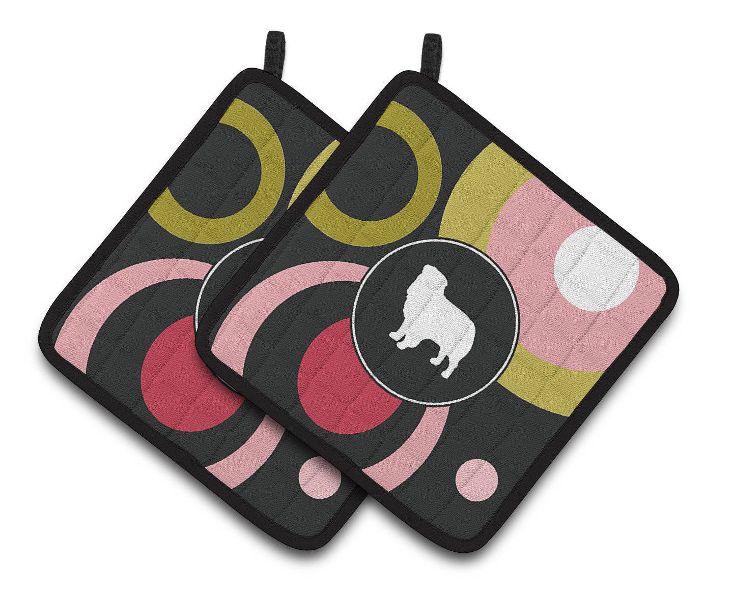 Australian Shepherd Pair of Pot Holders KJ1111PTHD - the-store.com