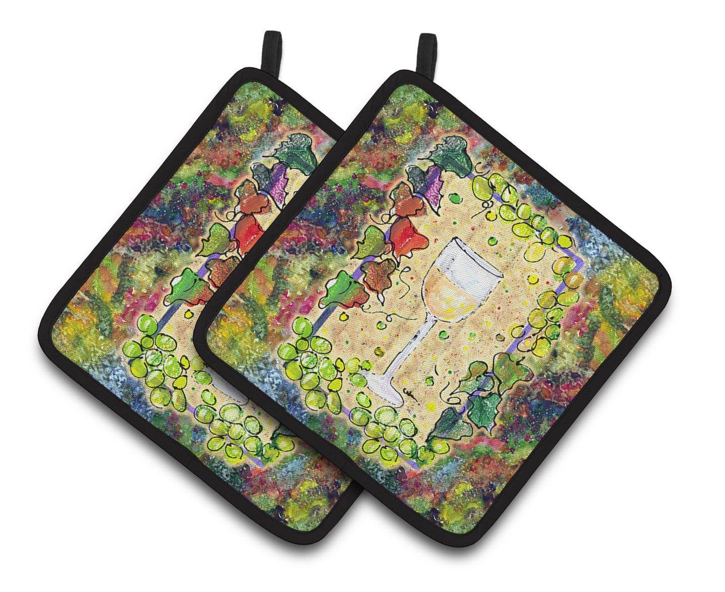 Wine Pair of Pot Holders 8617PTHD - the-store.com