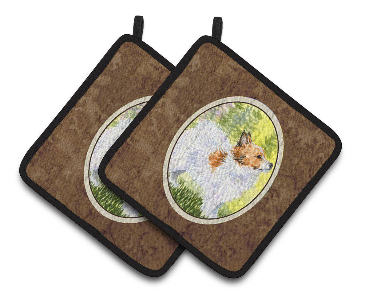 Papillon Pair of Pot Holders SS1029PTHD - the-store.com