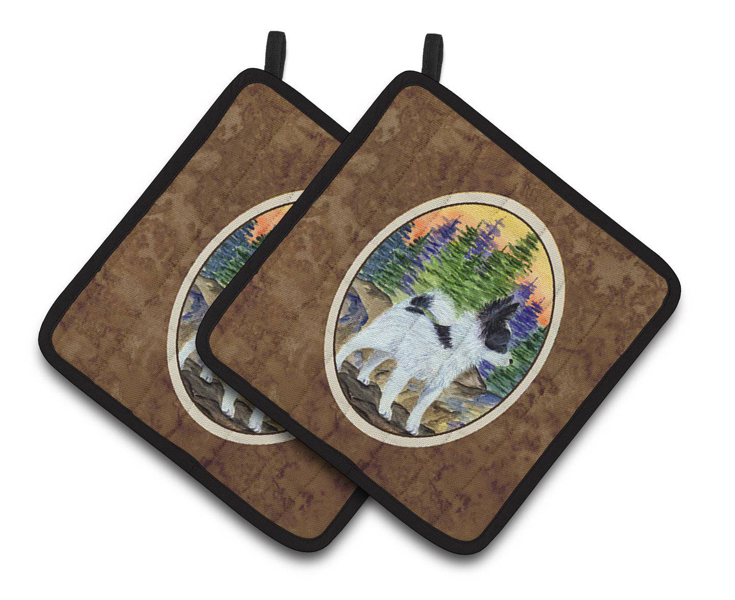 Papillon Pair of Pot Holders SS8194PTHD - the-store.com