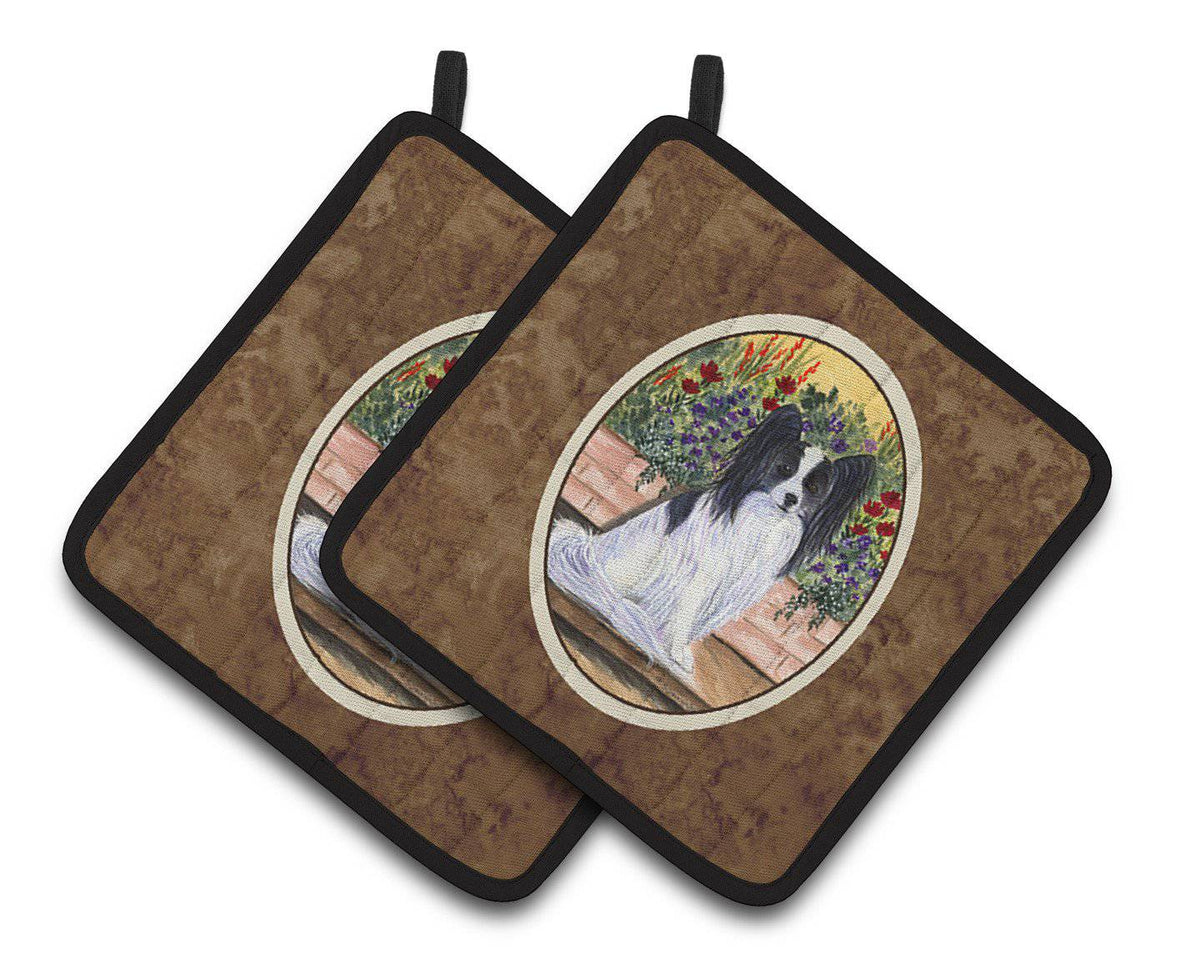 Papillon Pair of Pot Holders SS8210PTHD - the-store.com