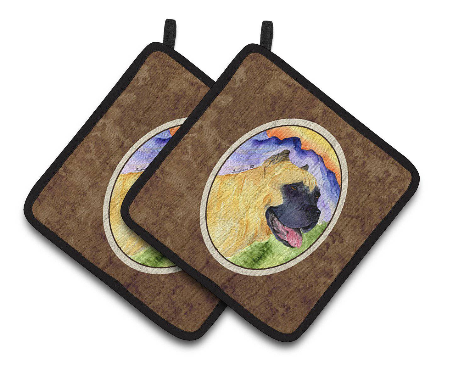 Cane Corso Pair of Pot Holders SS8233PTHD - the-store.com