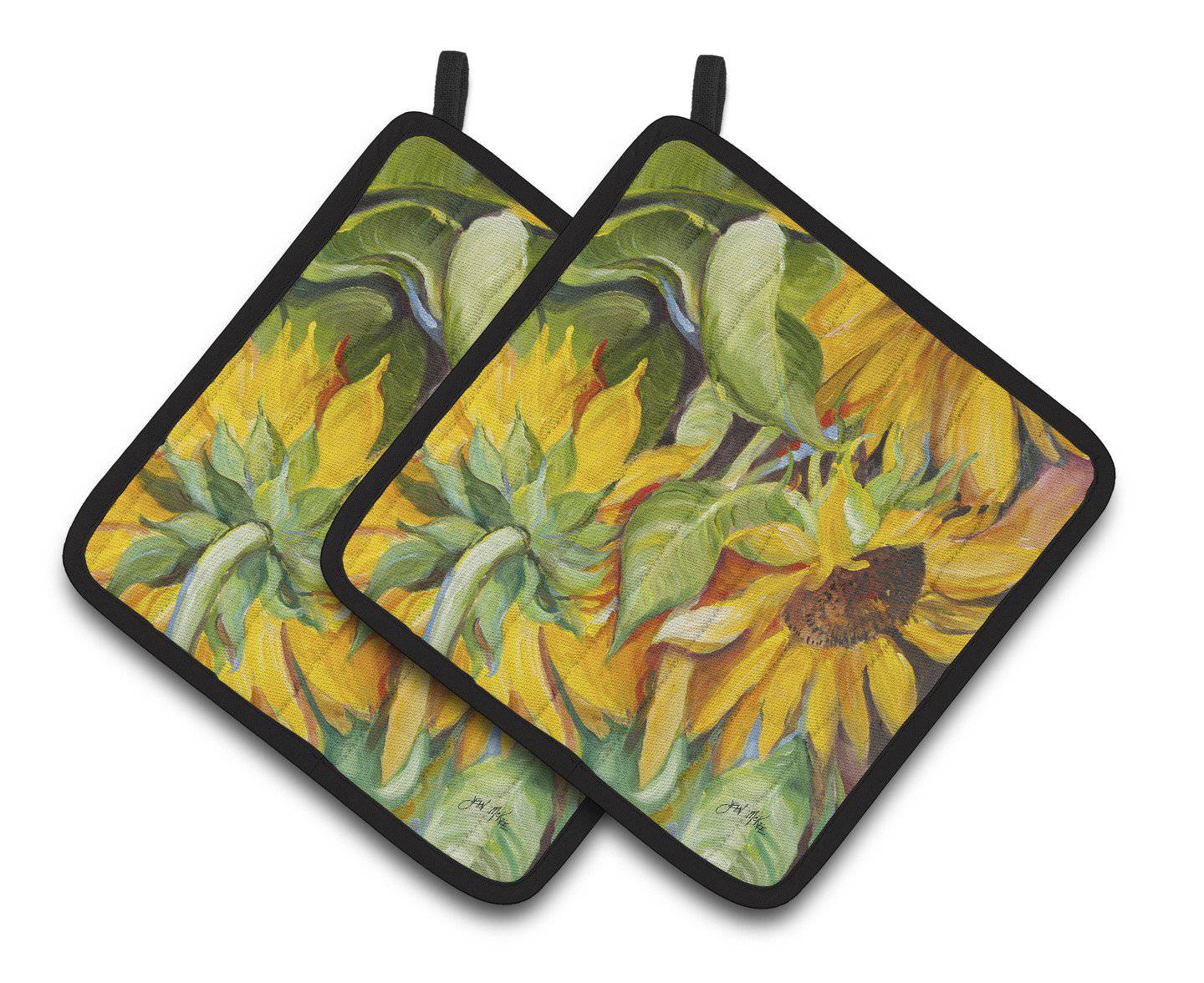 Sunflowers Pair of Pot Holders JMK1266PTHD - the-store.com