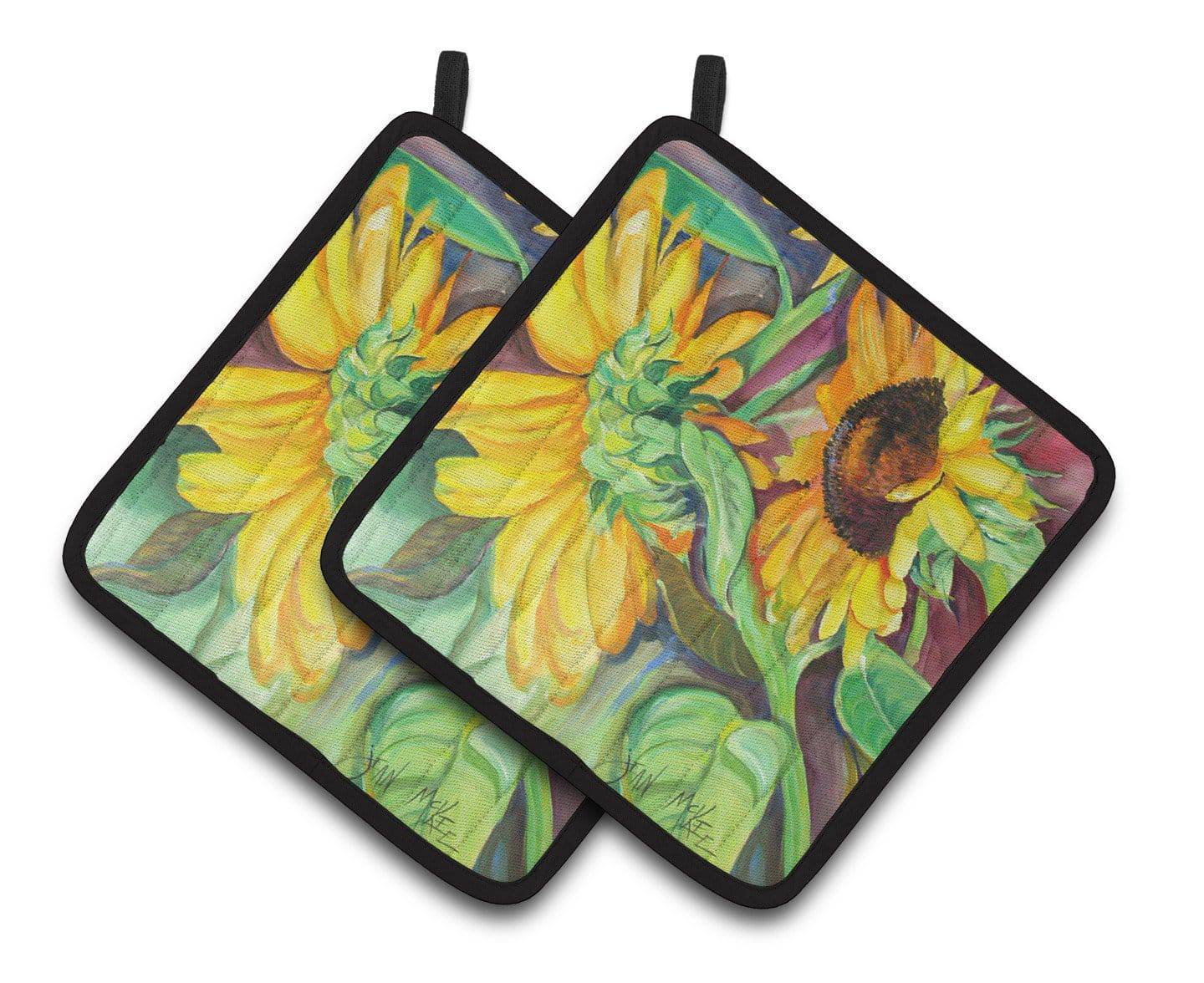 Sunflowers Pair of Pot Holders JMK1267PTHD - the-store.com