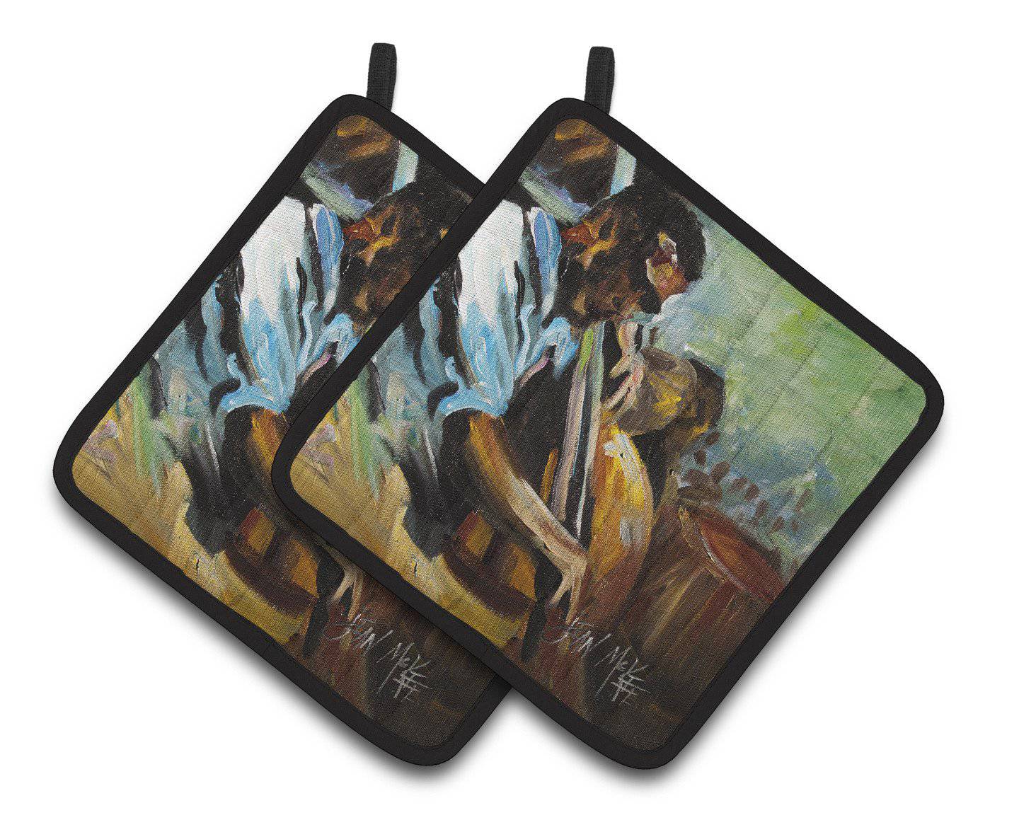 Jazz Bass Pair of Pot Holders JMK1278PTHD - the-store.com