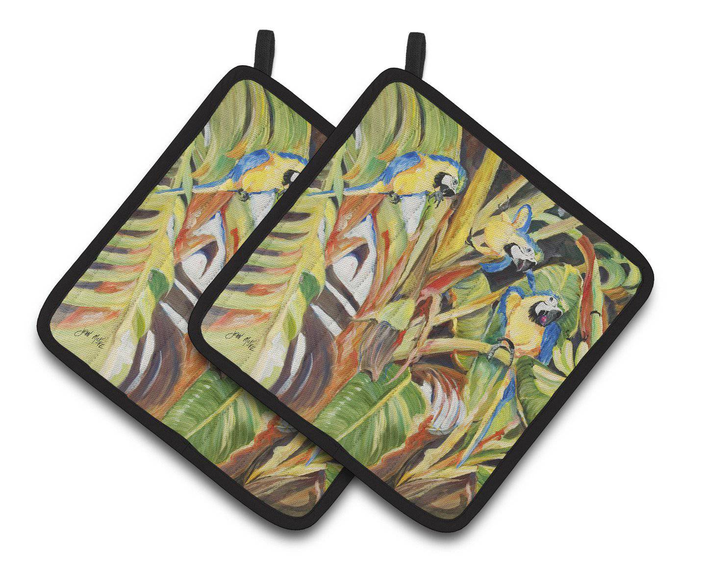 Parrots Pair of Pot Holders JMK1281PTHD - the-store.com