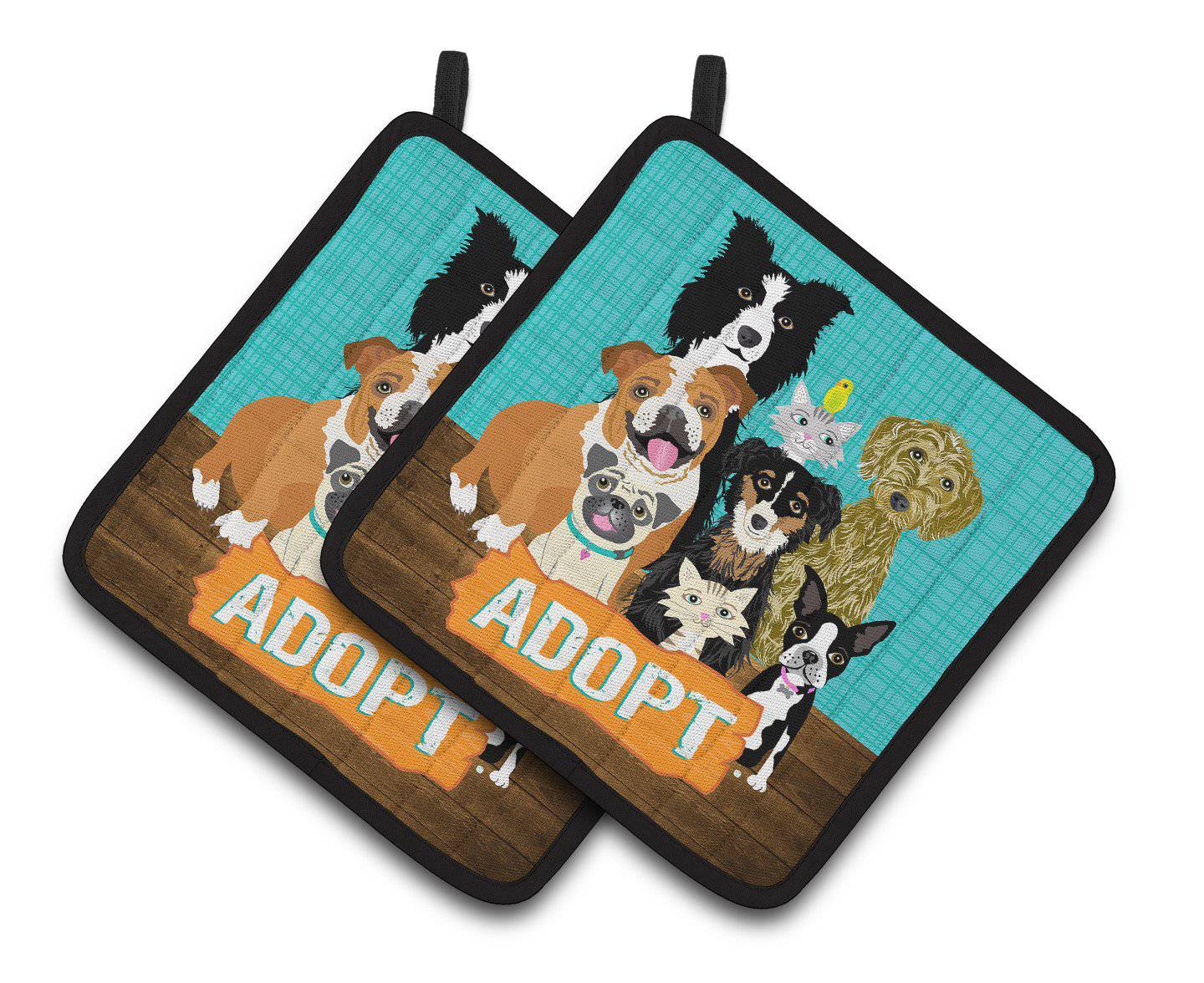 Adopt Pets Adoption Pair of Pot Holders VHA3007PTHD - the-store.com