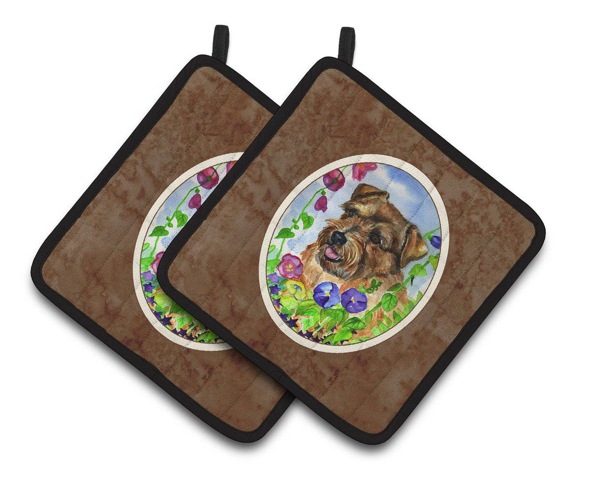 Norfolk Terrier Pair of Pot Holders 7035PTHD - the-store.com