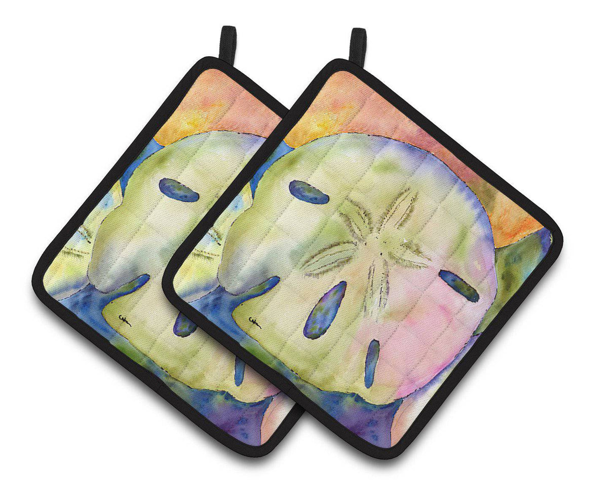 Sand Dollar Pair of Pot Holders 8545PTHD - the-store.com