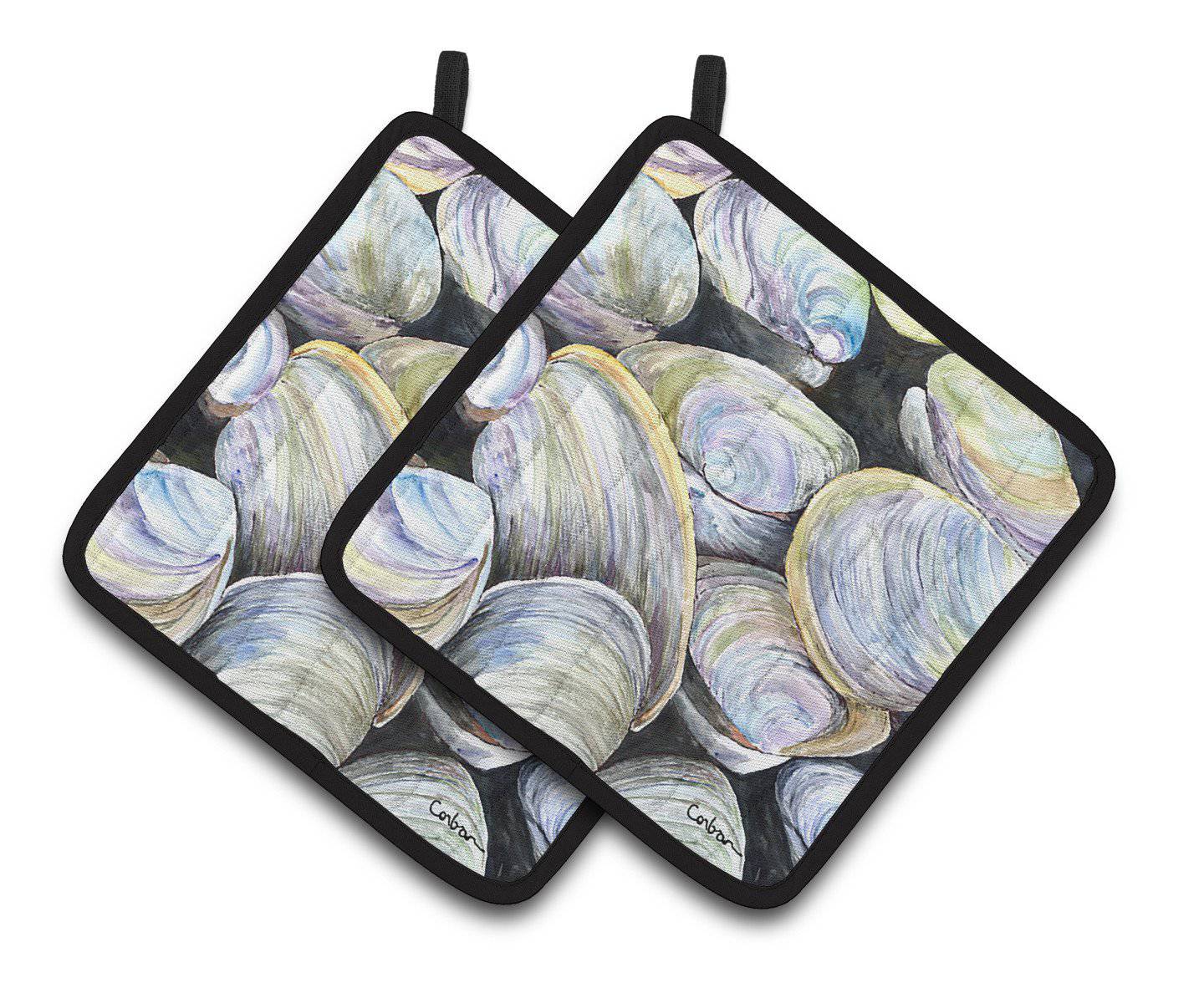 Clam Quahog Pair of Pot Holders 8714PTHD - the-store.com