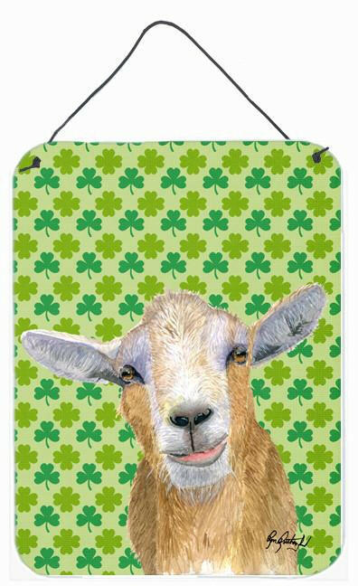 St Patrick&#39;s Day Goat Aluminium Metal Wall or Door Hanging Prints by Caroline&#39;s Treasures