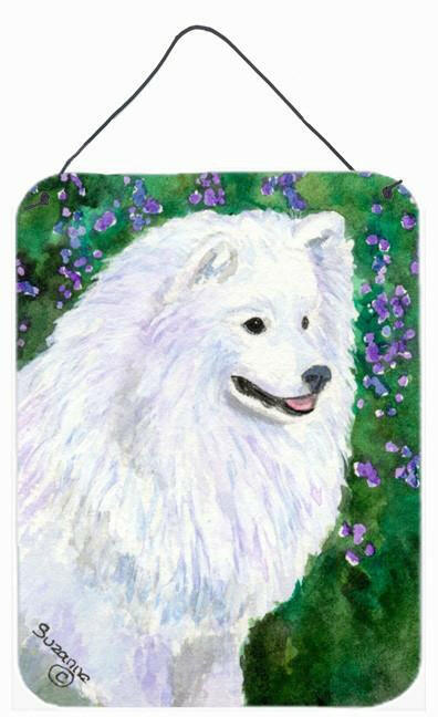 American Eskimo Aluminium Metal Wall or Door Hanging Prints by Caroline's Treasures