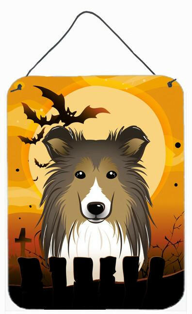 Halloween Sheltie Wall or Door Hanging Prints BB1800DS1216 by Caroline's Treasures