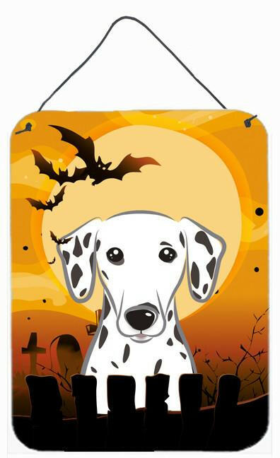 Halloween Dalmatian Wall or Door Hanging Prints BB1768DS1216 by Caroline's Treasures