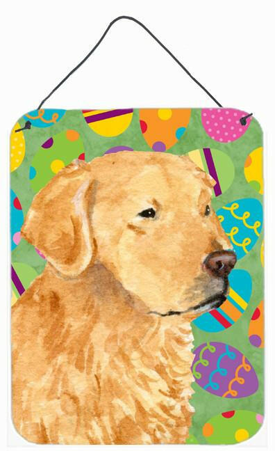 Golden Retriever Easter Eggtravaganza Wall or Door Hanging Prints by Caroline's Treasures