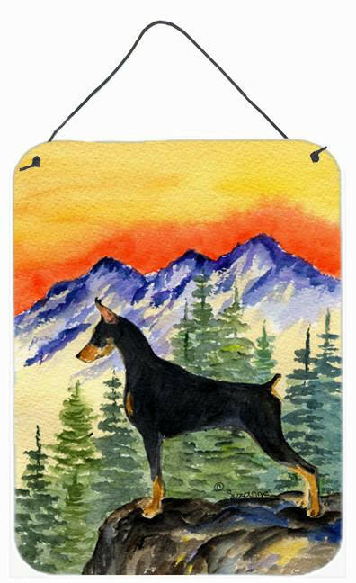 Doberman Aluminium Metal Wall or Door Hanging Prints by Caroline&#39;s Treasures