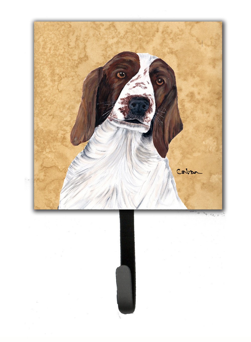 Springer Spaniel Leash Holder or Key Hook by Caroline's Treasures