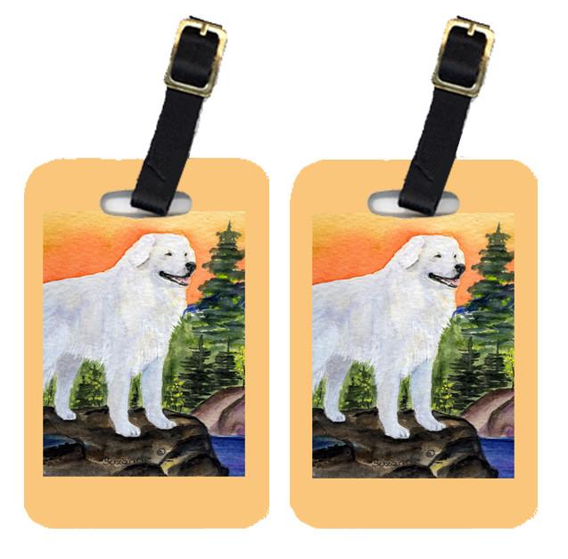 Pair of 2 Kuvasz Luggage Tags by Caroline&#39;s Treasures