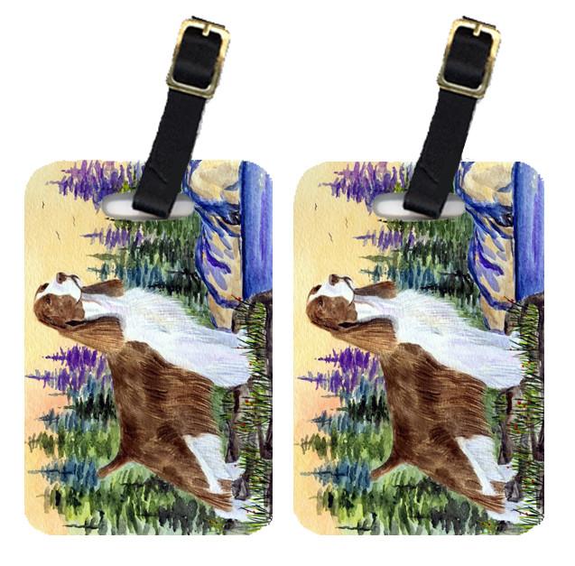 Pair of 2 Springer Spaniel Luggage Tags by Caroline&#39;s Treasures