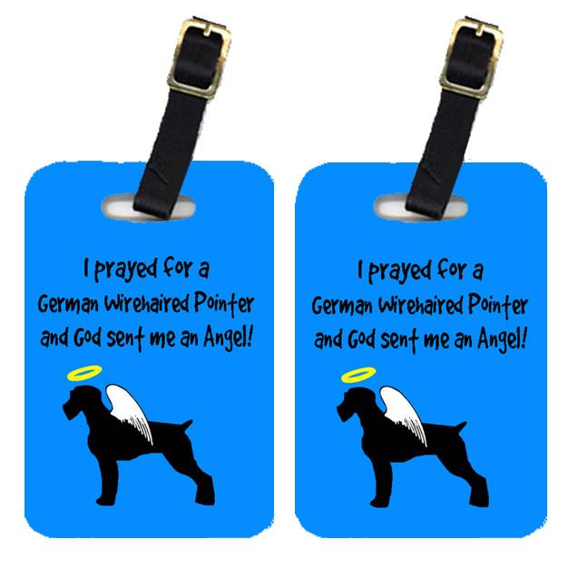 Pair of 2 German Wirehaired Pointer Luggage Tags by Caroline's Treasures