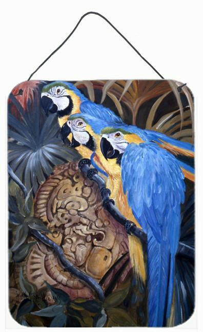 Parrots Wall or Door Hanging Prints JMK1191DS1216 by Caroline's Treasures