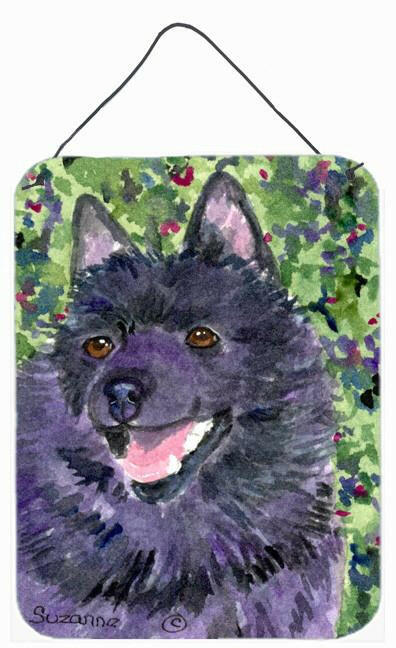 Schipperke Aluminium Metal Wall or Door Hanging Prints by Caroline's Treasures