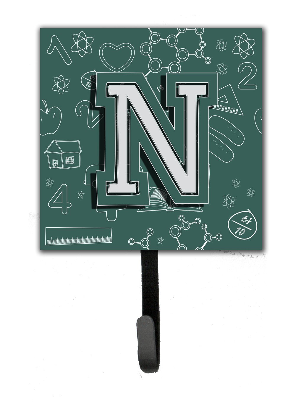 Letter N Back to School Initial Leash or Key Holder CJ2010-NSH4 by Caroline&#39;s Treasures