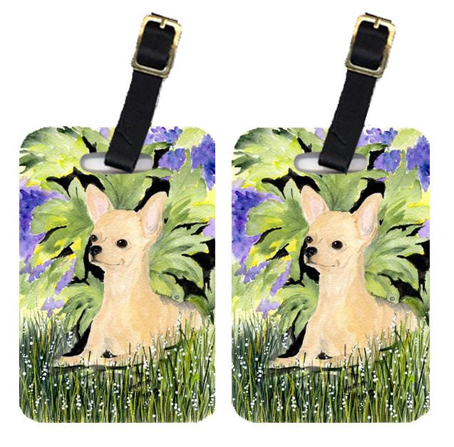 Pair of 2 Chihuahua Luggage Tags by Caroline&#39;s Treasures