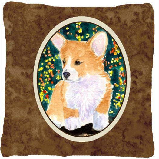 Corgi Decorative   Canvas Fabric Pillow by Caroline's Treasures