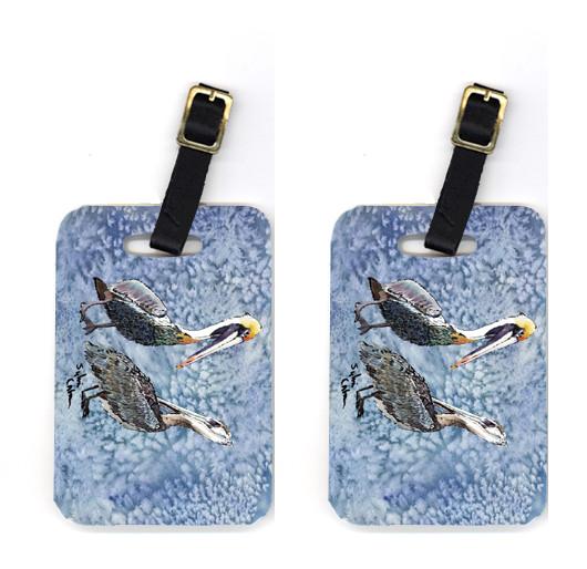 Pair of Pelican Luggage Tags by Caroline's Treasures