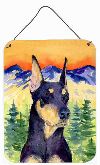 Doberman Aluminium Metal Wall or Door Hanging Prints by Caroline's Treasures