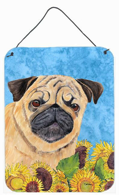 Pug Aluminium Metal Wall or Door Hanging Prints by Caroline's Treasures