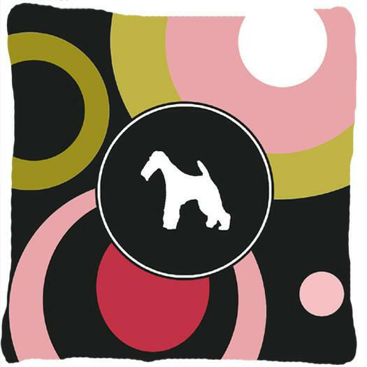 Fox Terrier Decorative   Canvas Fabric Pillow by Caroline's Treasures