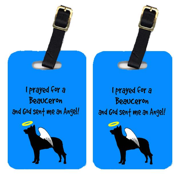 Pair of 2 Beauceron Luggage Tags by Caroline's Treasures