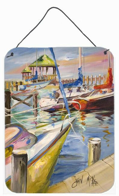 Boat Docks Sailboats Wall or Door Hanging Prints JMK1151DS1216 by Caroline's Treasures