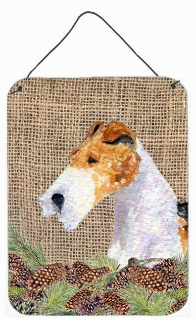 Fox Terrier Aluminium Metal Wall or Door Hanging Prints by Caroline's Treasures