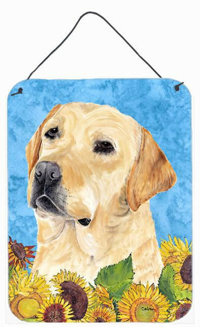 Labrador Aluminium Metal Wall or Door Hanging Prints by Caroline's Treasures