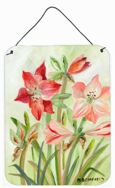 Lillies II by Maureen Bonfield Wall or Door Hanging Prints BMBO1373DS1216 by Caroline's Treasures