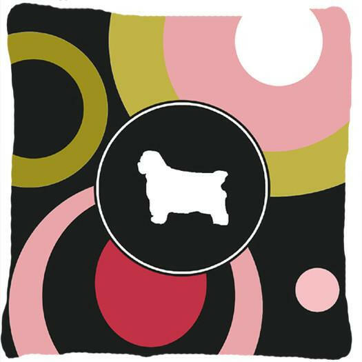 Clumber Spaniel Decorative   Canvas Fabric Pillow by Caroline&#39;s Treasures