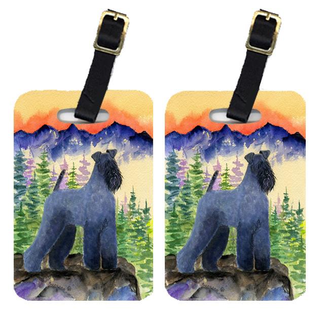 Pair of 2 Kerry Blue Terrier Luggage Tags by Caroline's Treasures